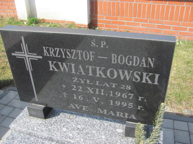 Krzysztof KWIATKOWSKI 1967 Łomża - Grobonet - Wyszukiwarka osób pochowanych