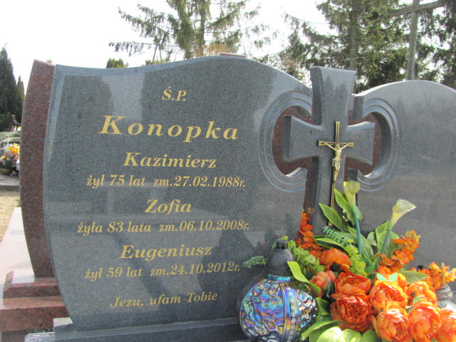 Stanisław KONOPKA 1952 Łomża - Grobonet - Wyszukiwarka osób pochowanych