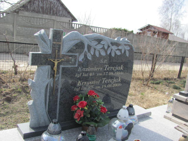 Krzysztof TERCJAK 1983 Łomża - Grobonet - Wyszukiwarka osób pochowanych