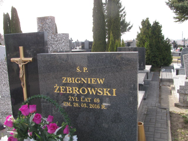 Zbigniew ŻEBROWSKI 1946 Łomża - Grobonet - Wyszukiwarka osób pochowanych