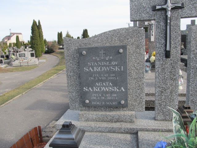 Agata SAKOWSKA 1953 Łomża - Grobonet - Wyszukiwarka osób pochowanych