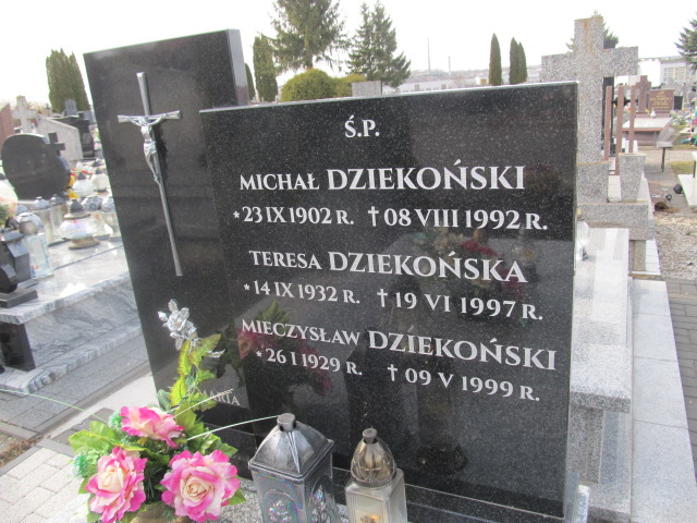 Michał DZIEKOŃSKI 1902 Łomża - Grobonet - Wyszukiwarka osób pochowanych