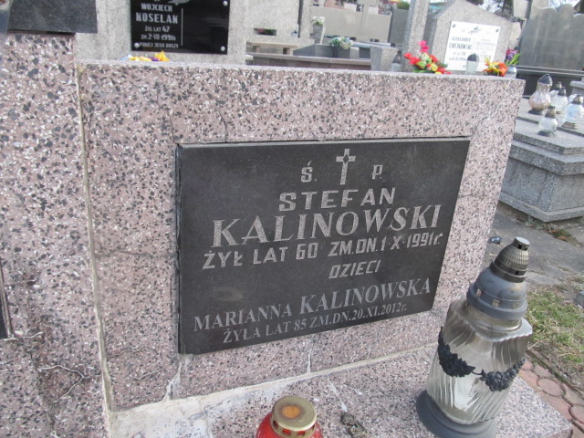 Stefan KALINOWSKI 1931 Łomża - Grobonet - Wyszukiwarka osób pochowanych