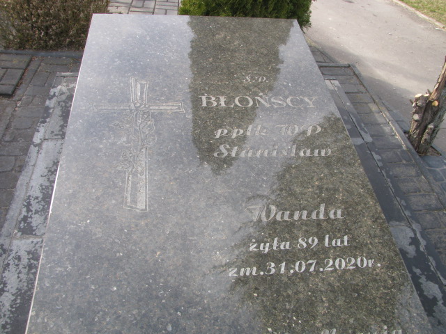 Wanda BŁOŃSKA 1931 Łomża - Grobonet - Wyszukiwarka osób pochowanych