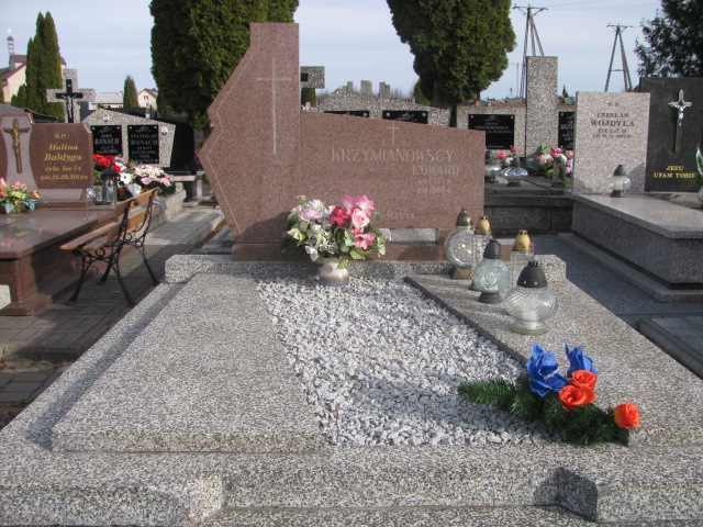 Grób EDWARD KRZYMIANOWSKI