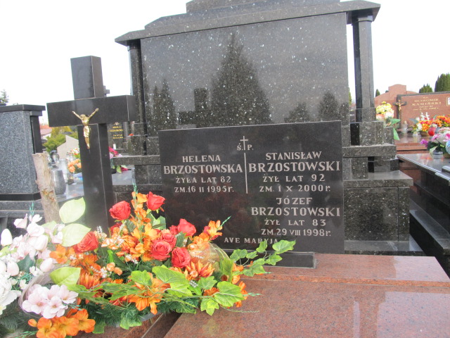 Stanisław BRZOSTOWSKI 1908 Łomża - Grobonet - Wyszukiwarka osób pochowanych