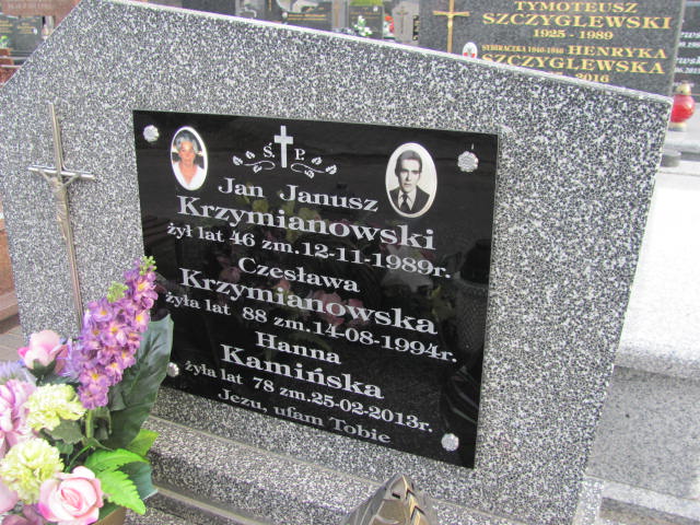 Hanna KAMIŃSKA 1934 Łomża - Grobonet - Wyszukiwarka osób pochowanych