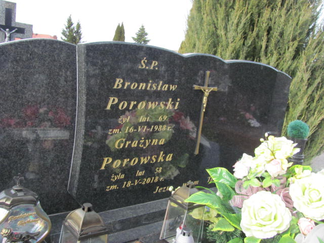 Bronisław POROWSKI 1919 Łomża - Grobonet - Wyszukiwarka osób pochowanych