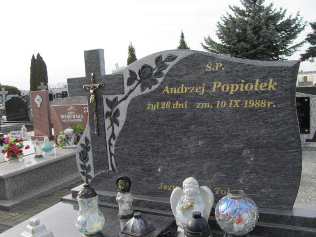Andrzej POPIOŁEK 1988 Łomża - Grobonet - Wyszukiwarka osób pochowanych