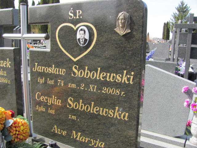 Cecylia SOBOLEWSKA Łomża - Grobonet - Wyszukiwarka osób pochowanych