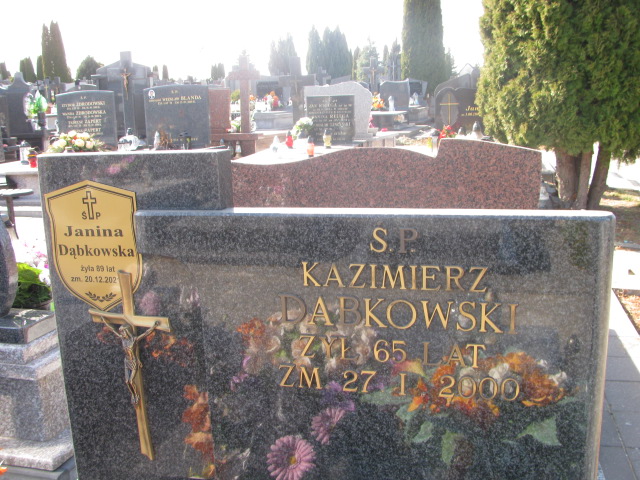 Janina DĄBKOWSKA 1932 Łomża - Grobonet - Wyszukiwarka osób pochowanych
