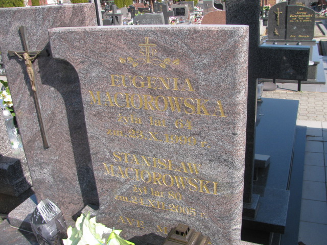 Stanisław MACIOROWSKI 1925 Łomża - Grobonet - Wyszukiwarka osób pochowanych