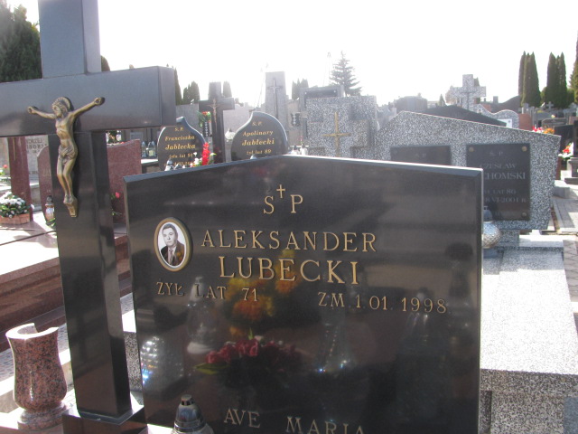 Aleksander LUBECKI 1927 Łomża - Grobonet - Wyszukiwarka osób pochowanych