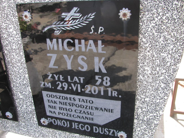 Michał ZYSK 1953 Łomża - Grobonet - Wyszukiwarka osób pochowanych