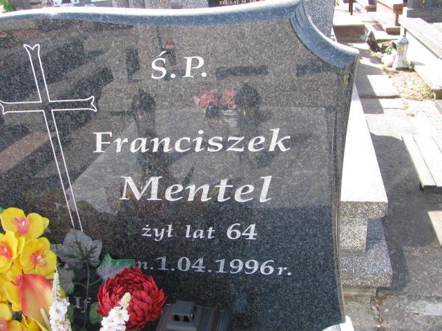 Franciszek MENTEL 1932 Łomża - Grobonet - Wyszukiwarka osób pochowanych