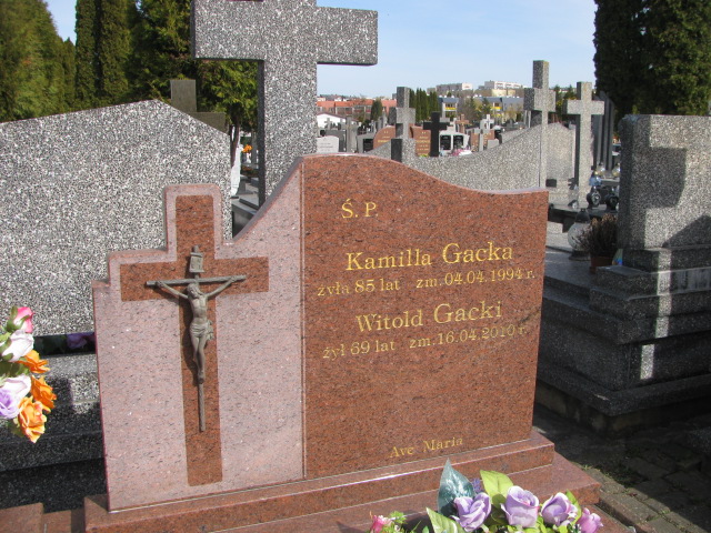 Kamilla GACKA 1909 Łomża - Grobonet - Wyszukiwarka osób pochowanych