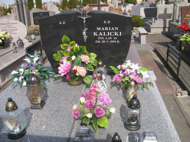 Grób MARIAN KALICKI