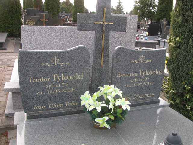 Henryka TYKOCKA 1926 Łomża - Grobonet - Wyszukiwarka osób pochowanych