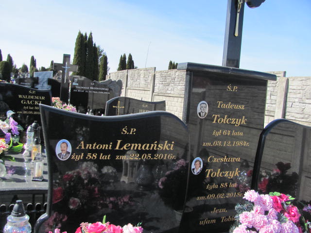 Antoni LEMAŃSKI 1958 Łomża - Grobonet - Wyszukiwarka osób pochowanych