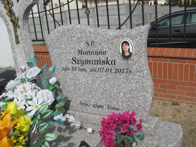 Marianna SZYMAŃSKA 1963 Łomża - Grobonet - Wyszukiwarka osób pochowanych