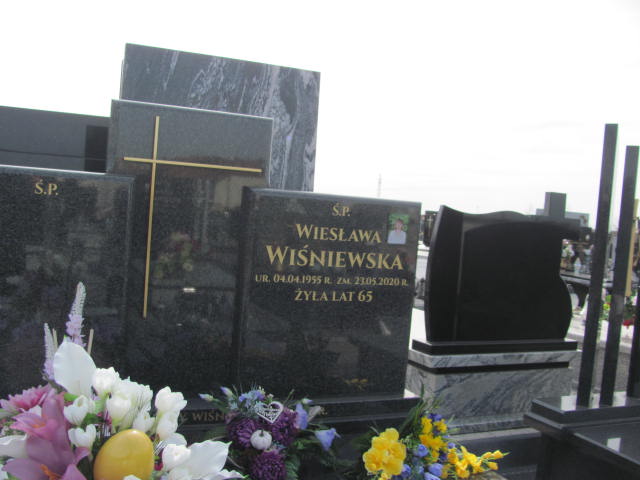 Wiesława WIŚNIEWSKA 1955 Łomża - Grobonet - Wyszukiwarka osób pochowanych