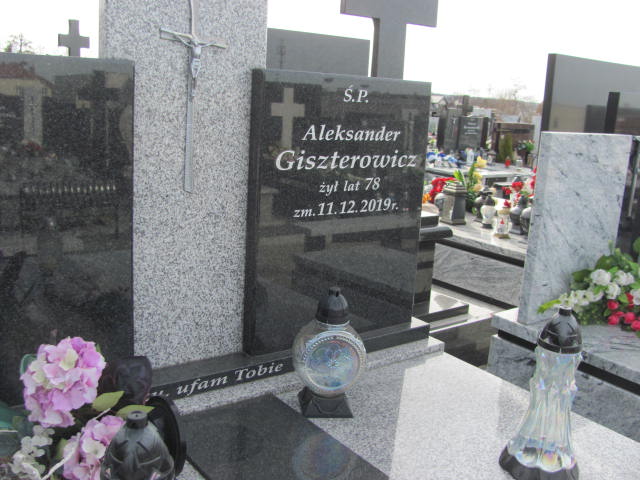 Aleksander GISZTEROWICZ 1941 Łomża - Grobonet - Wyszukiwarka osób pochowanych