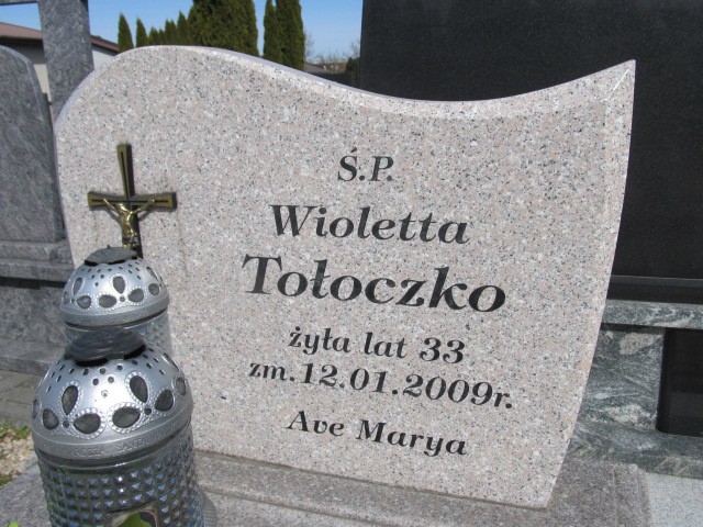 Dariusz TOŁOCZKO 1974 Łomża - Grobonet - Wyszukiwarka osób pochowanych