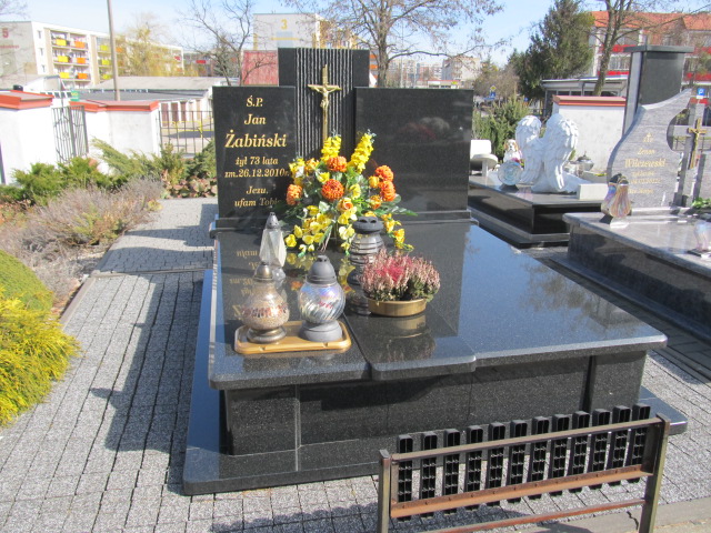 Grób JAN ŻABIŃSKI