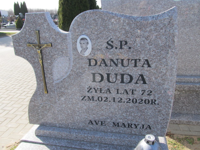 Danuta DUDA 1948 Łomża - Grobonet - Wyszukiwarka osób pochowanych