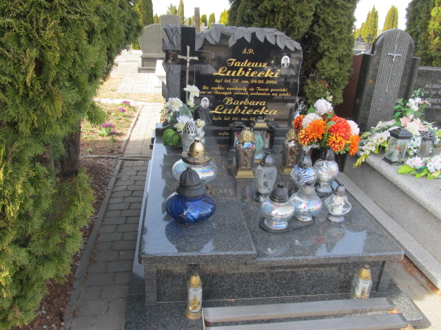 Grób BARBARA LUBIECKA