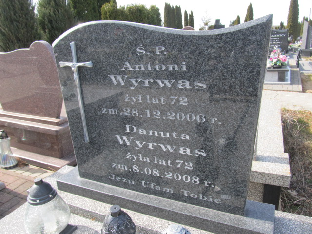 Antoni WYRWAS 1934 Łomża - Grobonet - Wyszukiwarka osób pochowanych