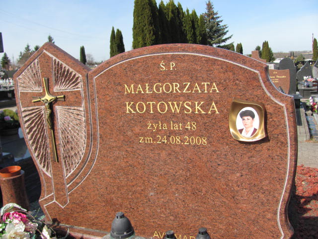 Małgorzata KOTOWSKA 1960 Łomża - Grobonet - Wyszukiwarka osób pochowanych