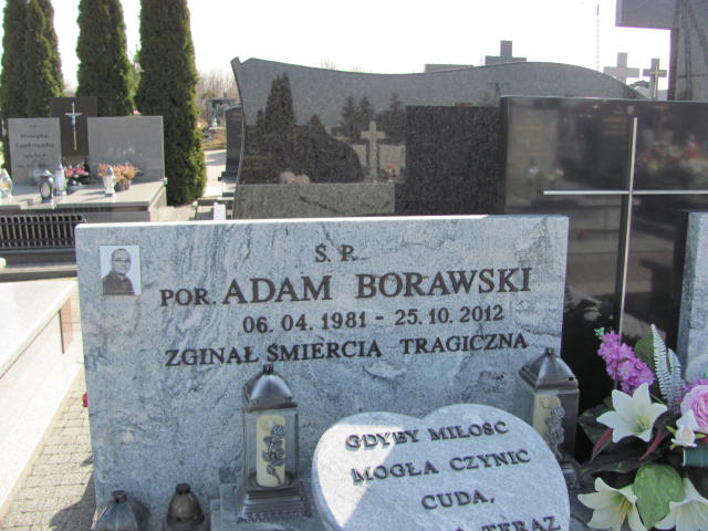 Adam BORAWSKI 1981 Łomża - Grobonet - Wyszukiwarka osób pochowanych