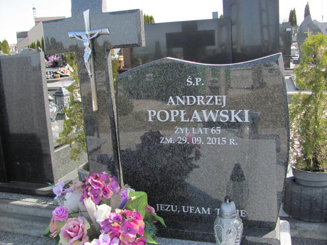 Andrzej POPŁAWSKI 1950 Łomża - Grobonet - Wyszukiwarka osób pochowanych