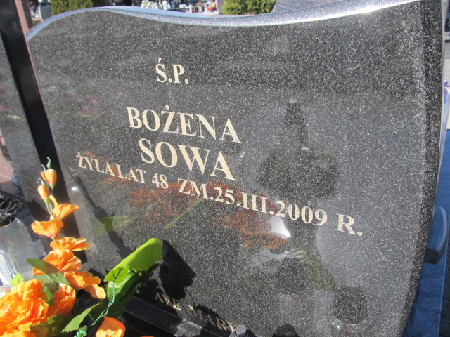 Bożena SOWA Łomża - Grobonet - Wyszukiwarka osób pochowanych
