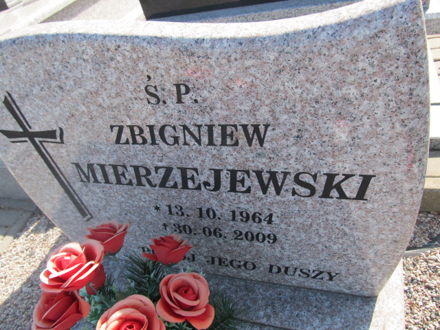 Zbigniew MIERZEJEWSKI 1964 Łomża - Grobonet - Wyszukiwarka osób pochowanych