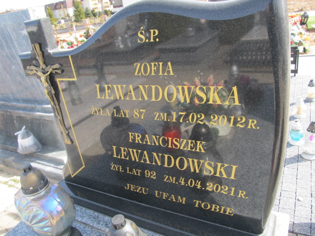 Franciszek LEWANDOWSKI 1928 Łomża - Grobonet - Wyszukiwarka osób pochowanych