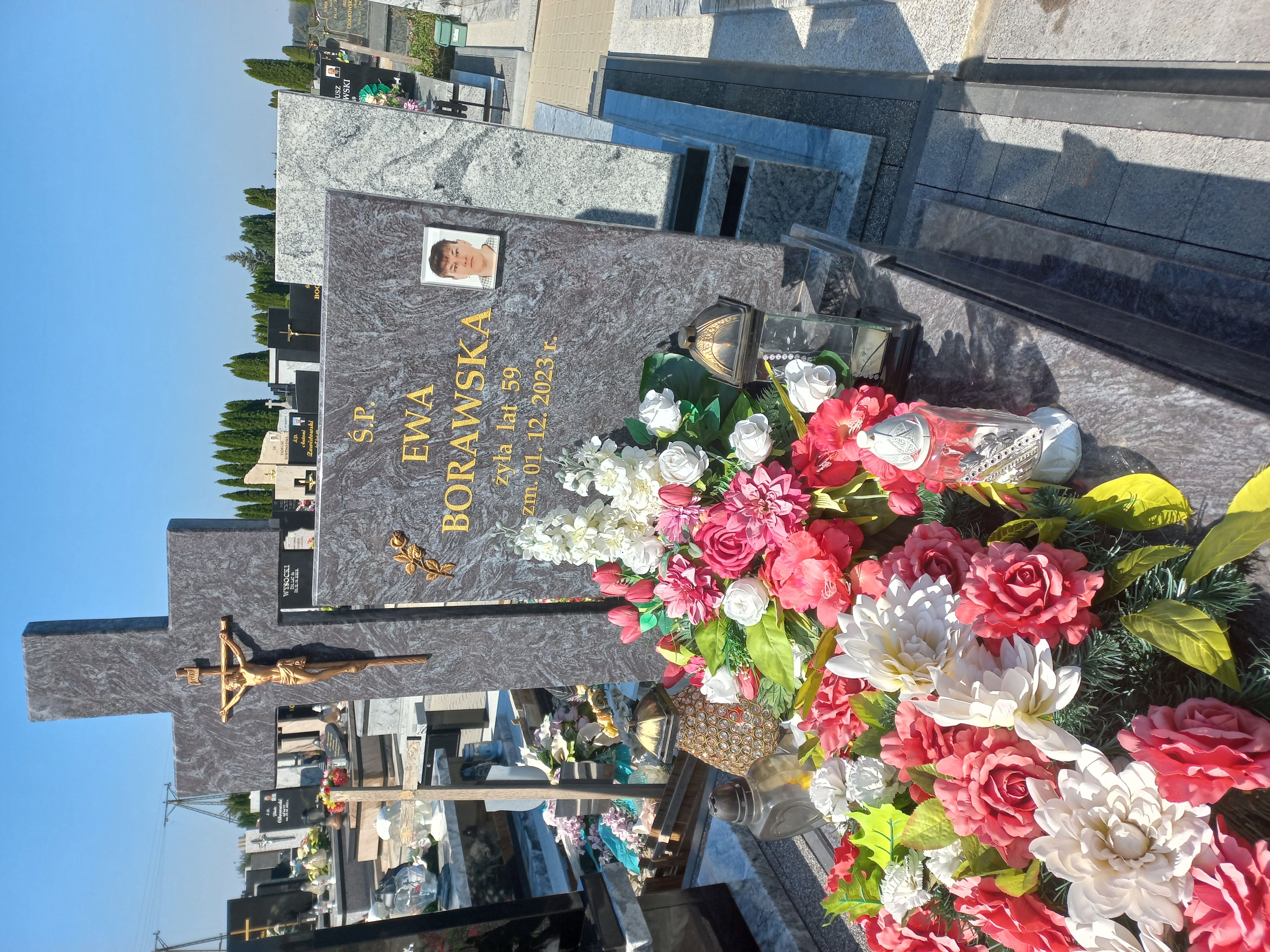 Ewa BORAWSKA 1964 Łomża - Grobonet - Wyszukiwarka osób pochowanych