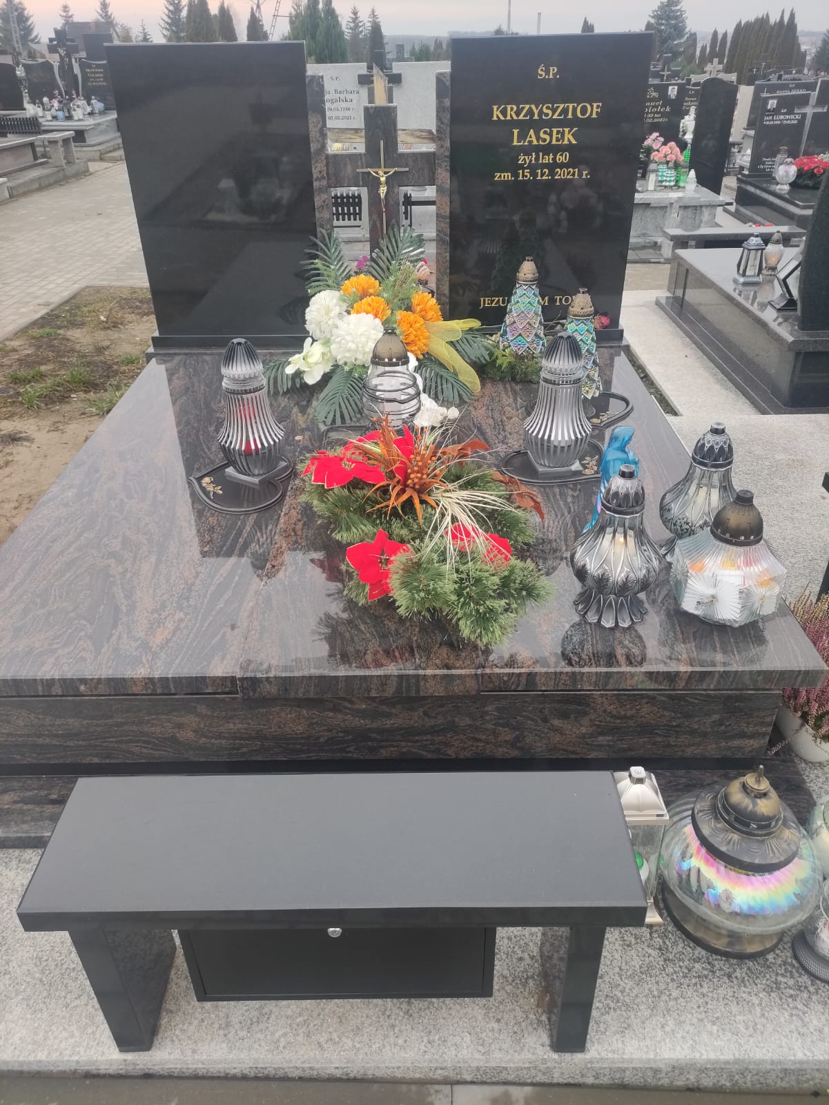 Grób KRZYSZTOF LASEK