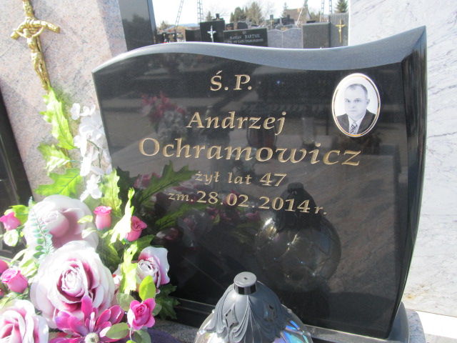 Andrzej OCHRAMOWICZ 1967 Łomża - Grobonet - Wyszukiwarka osób pochowanych